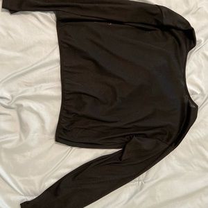 Black top showing back